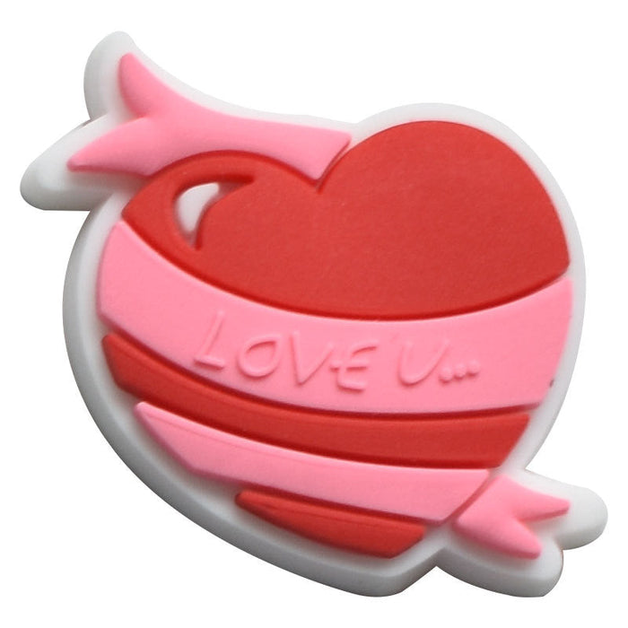 Wholesale 100 PCS PVC Cartoon Pink DIY Shoe Buckle JDC-SC-RYY010