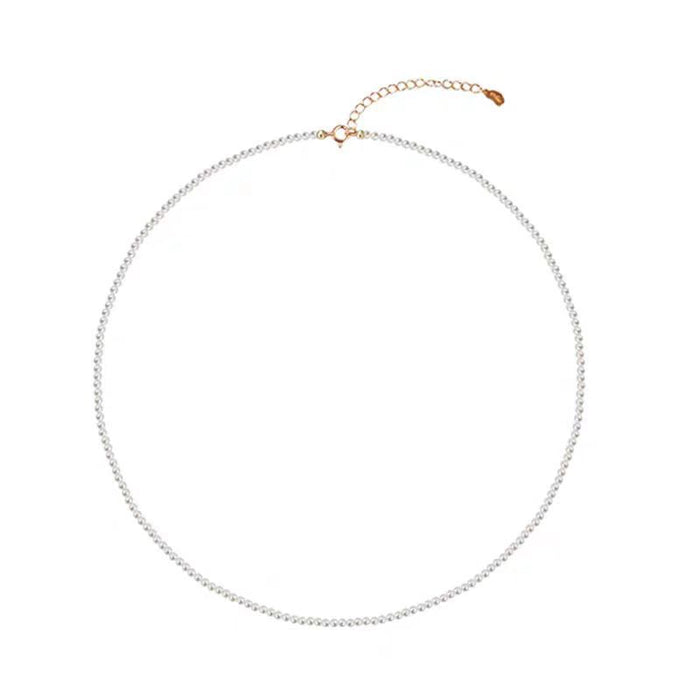 Wholesale 3m pearl pearl Australian white round flawless strong light necklace