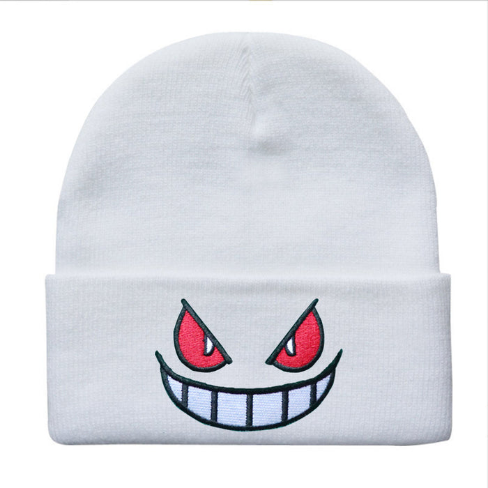 Wholesale Acrylic Cartoon Embroidery Knitted Wool Hat JDC-FH-LvH009