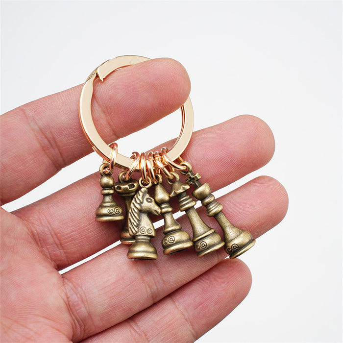 Wholesale Chess Alloy Keychain JDC-KC-HuiWen007