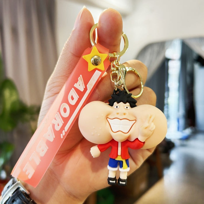 Wholesale Cartoon Doll PVC Keychain JDC-KC-ChuC035