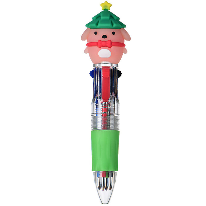 Wholesale Four-color ballpoint pen cute cartoon multi-color pen