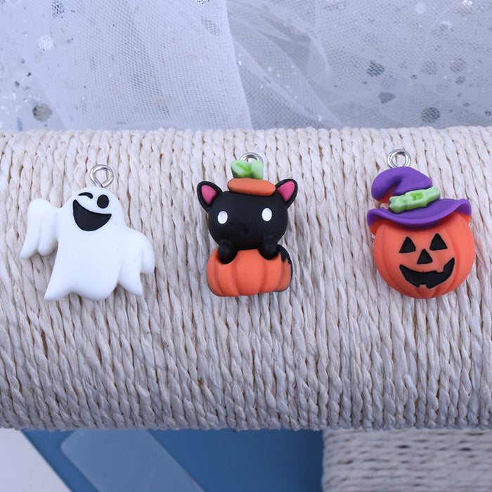Wholesale Resin Castle Cartoon DIY Pendant Keychain with Nail Accents MOQ≥2