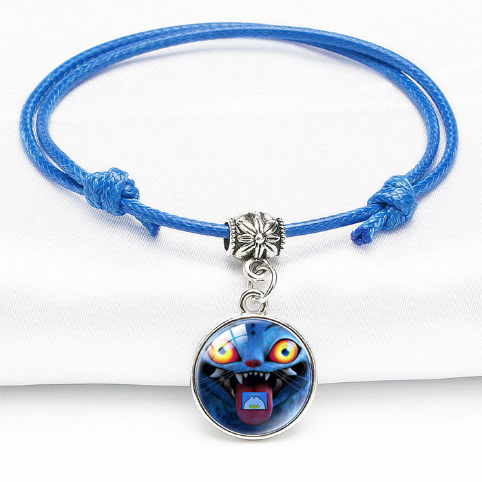 Wholesale KPOP Cute Cartoon Crystal Multi-Color Adjustable Bracelet