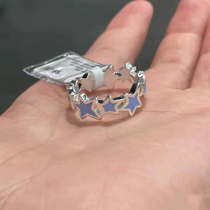 Wholesale Irregular element ring, niche and unique design, high-end and personalized index finger ring