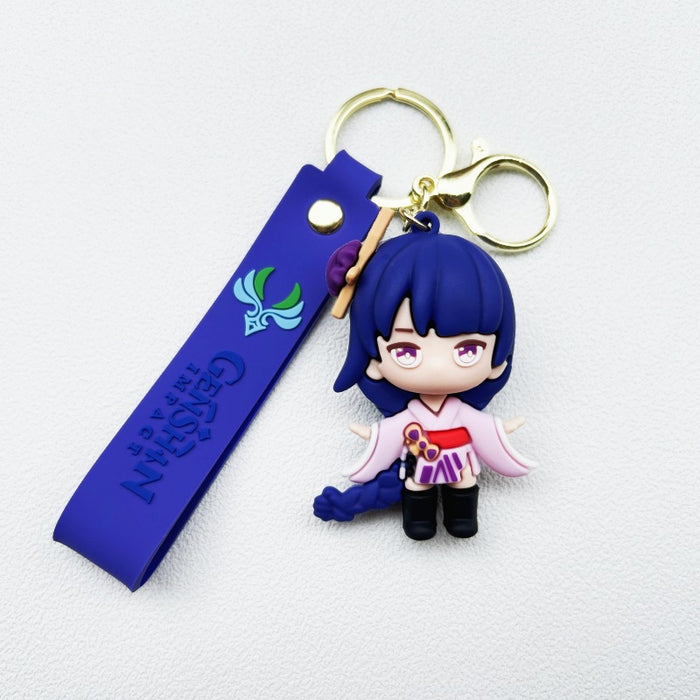 Wholesale Cartoon Doll Silicone Keychains (F) JDC-KC-Chucheng006