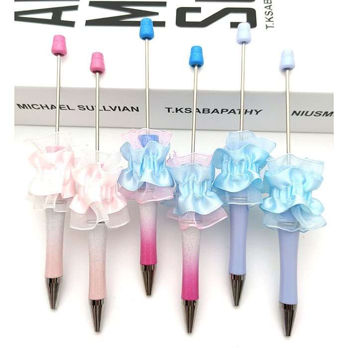 Wholesale Flower Plastic Bead Pen JDC-PN-GanCai001