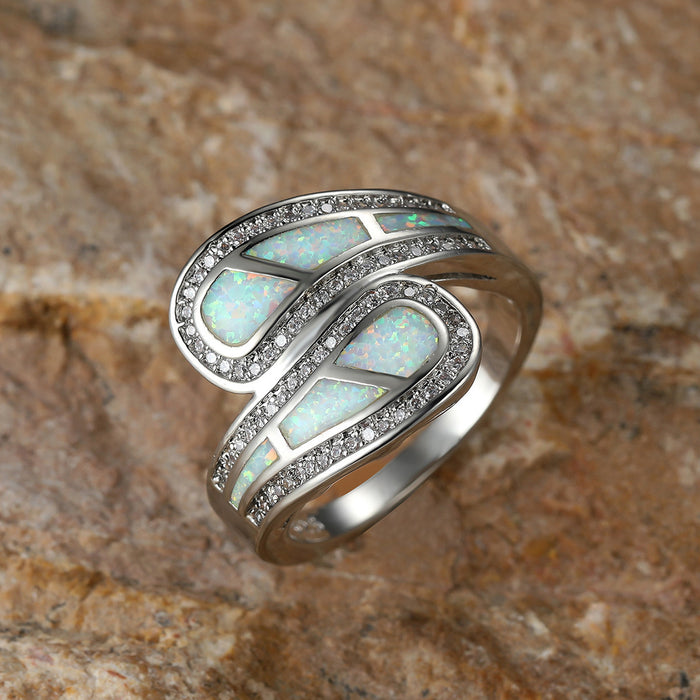 Wholesale Platinum Double Tail Ring