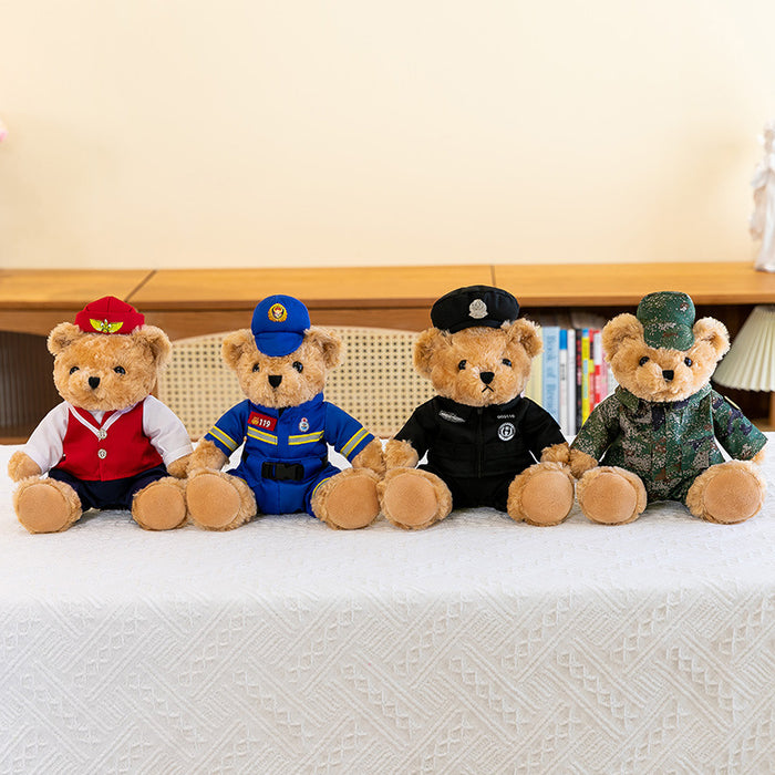 Wholesale Traffic Police Bear Doll Public Security Police Doll JDC-DO-MW023