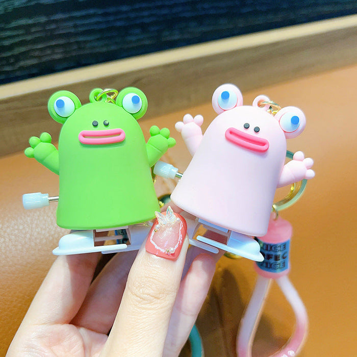 Llavero de rana relojería al por mayor JDC-KC-GSWA010