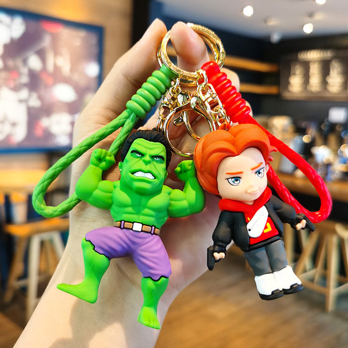 Wholesale Cartoon Doll Silicone Keychain JDC-KC-Tingm227