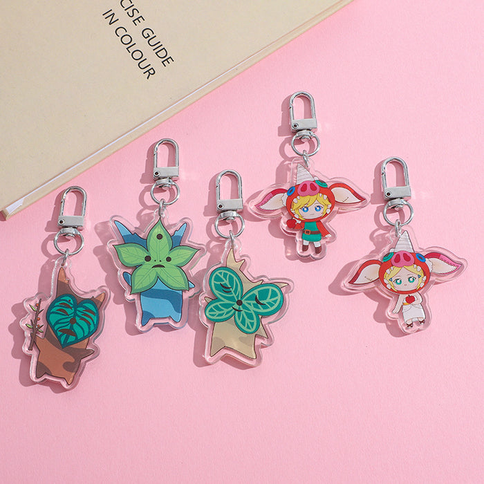 Wholesale Cartoon Cute Acrylic Keychain JDC-KC-AnDao008