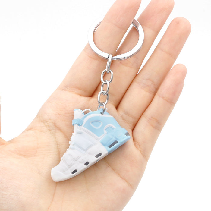 Wholesale PVC Basketball Shoe Model Keychain JDC-KC-QLPing010