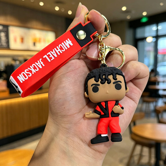 Wholesale Silicone Keychain Fashion Accessory Music Lover Gift