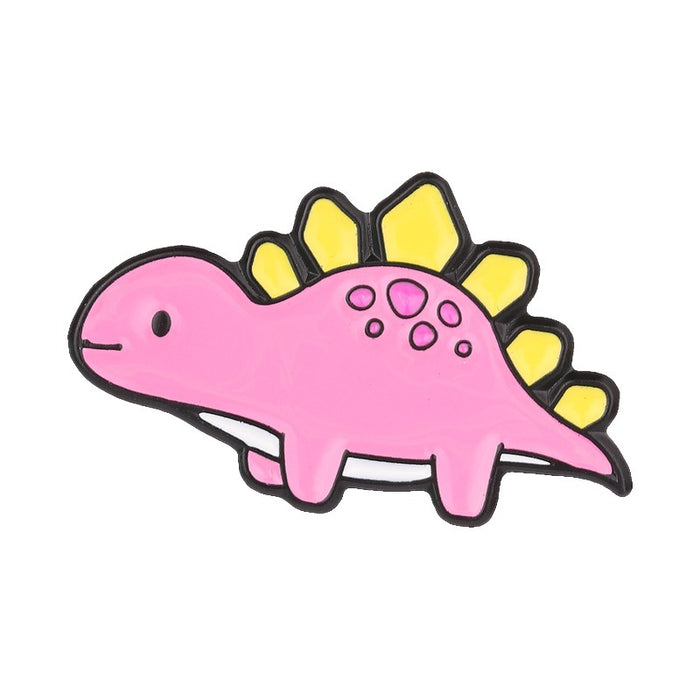 Wholesale Cute Dinosaur Enamel Brooch Pin Fashion Animal Badge For Backpack Bag Charm Boutique Gift Accessory
