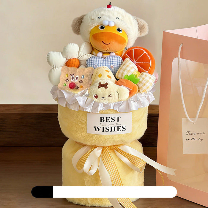 Wholesale Birthday gift plush doll bouquet