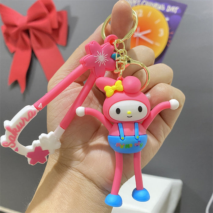 Wholesale PVC Cartoon Doll Keychain JDC-KC-WuYi044