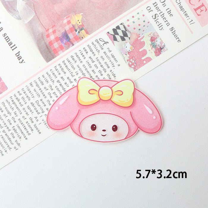 Wholesale 10pcs Cartoon Acrylic Diy Decorative Patch Accessories JDC-FK-YaoL027