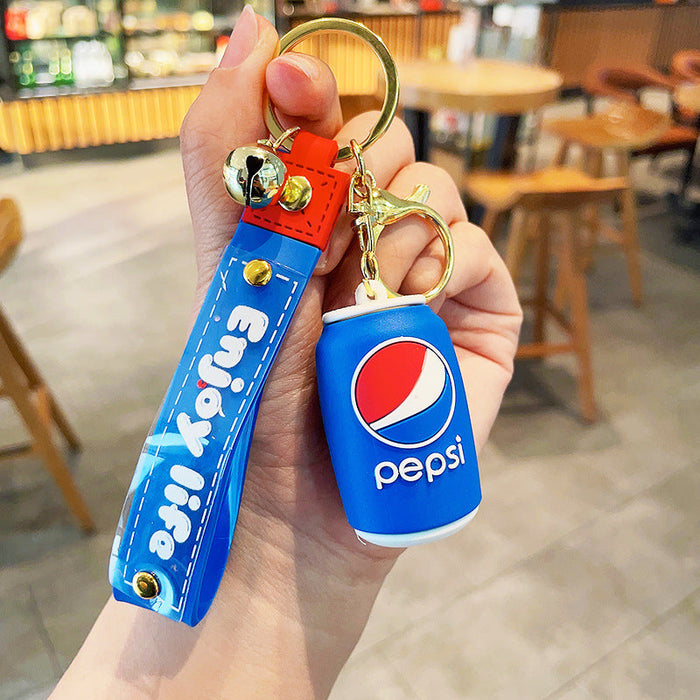 Wholesale Imitation Coke Bottle Keychain JDC-KC-LeZ004