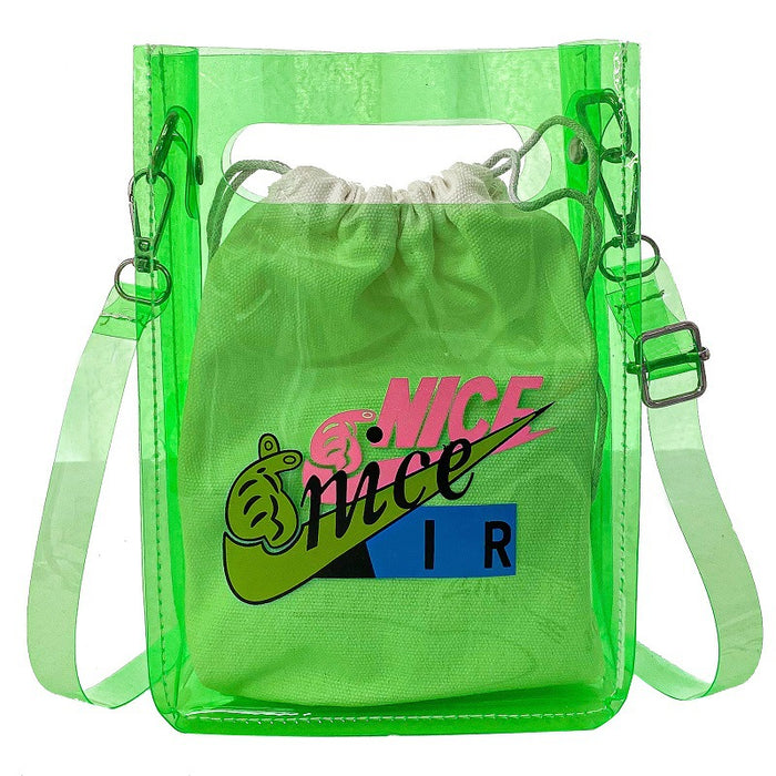 Wholesale Plastic Children's Bags, Transparent Bags, Cute and Personalized Crossbody Bags JDC-SD-DaJu008