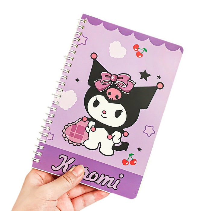 Wholesale 4 Sets of A5 Coil Cartoon Paper Notebook JDC-NK-YYC002