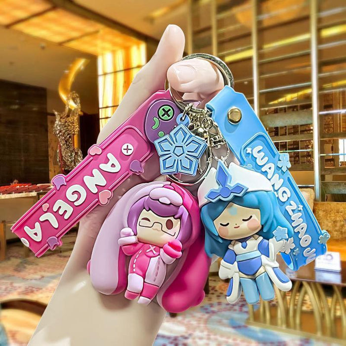 Wholesale Cartoon 3D Doll PVC Keychain JDC-KC-MingT052