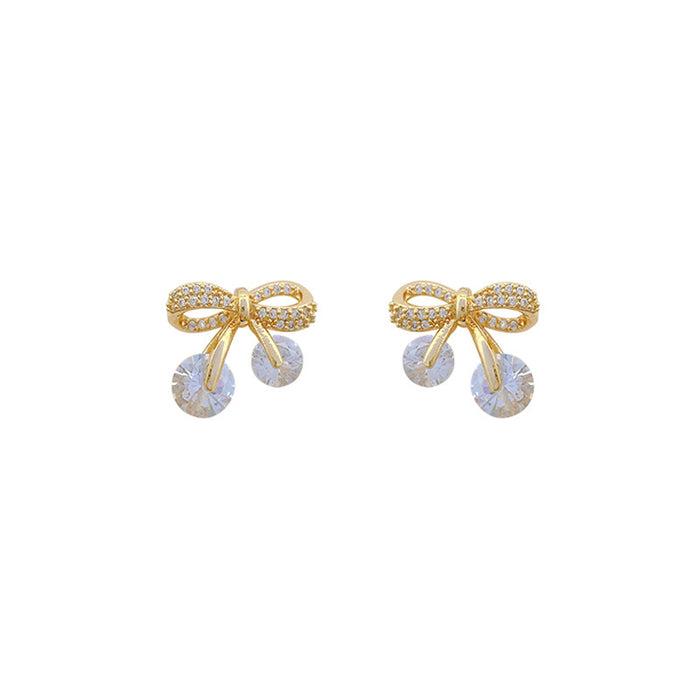 Wholesale Zircon Pearl Earrings