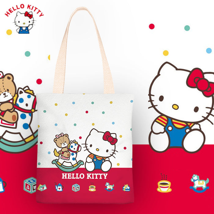 Wholesale Cartoon canvas shoulder bags in various colors