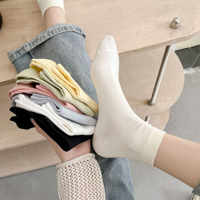 Wholesale Socks made of pure cotton, thin cut, breathable, elastic and boneless