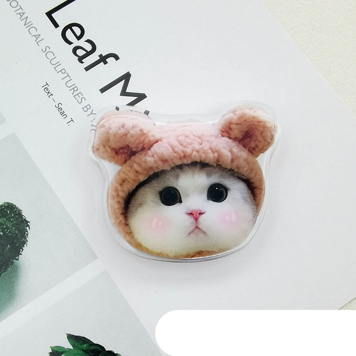 Wholesale Special-shaped Glue Cute Pet Cat Phone stand