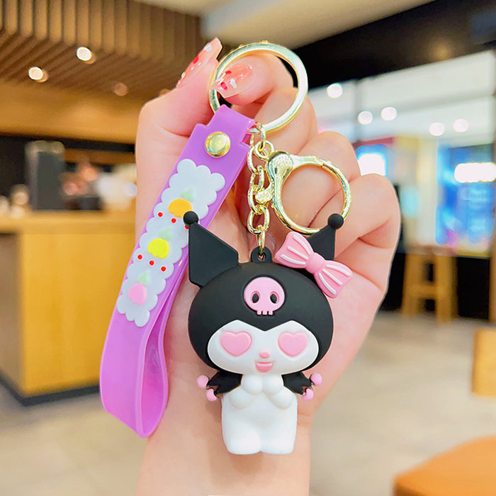 Wholesale Cartoon Doll Soft Plastic Keychain JDC-KC-KuM010