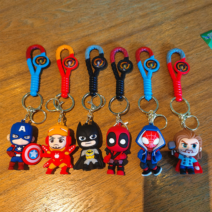 Wholesale Cartoon Doll Rubber Keychain JDC-KC-Tingm014