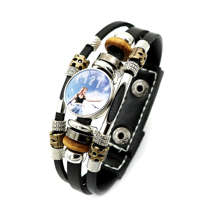 Wholesale Multi-layer Leather Beaded Bracelets JDC-BT-HengX030