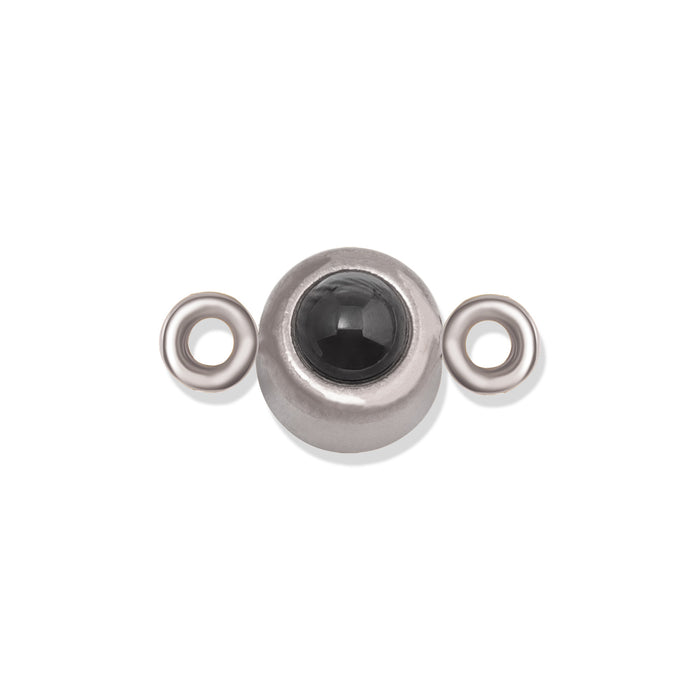 Wholesale Golden silver double pendant projection stone pendant