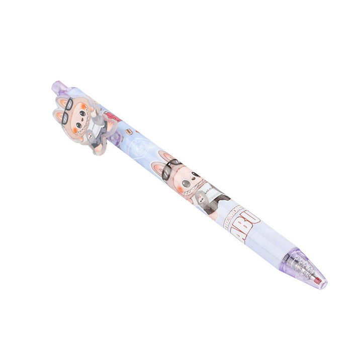 Wholesale Cartoon patch press pen student daily writing pen black gel pen