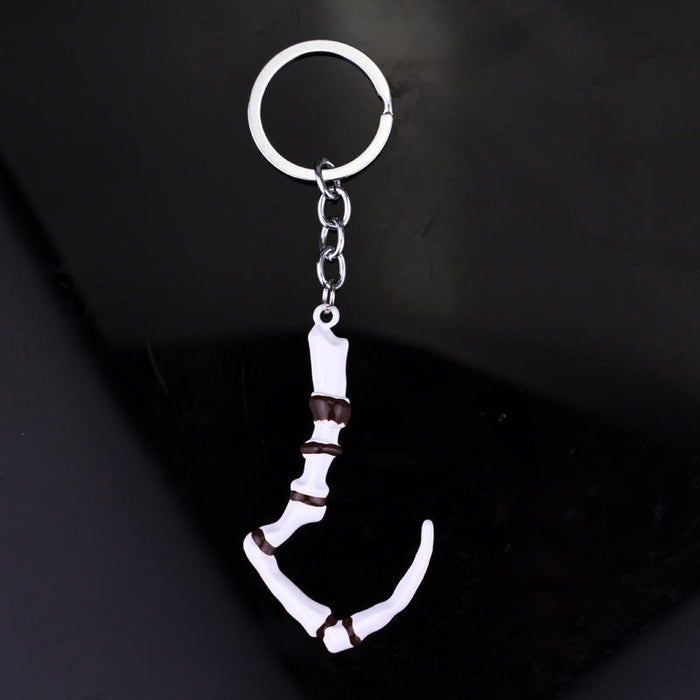 Wholesale DOTA2 Game Peripheral Weapon Model Pendant Dota Logo Keychain Return To The City Scroll Pendant Necklace JDC-KC-HeY019