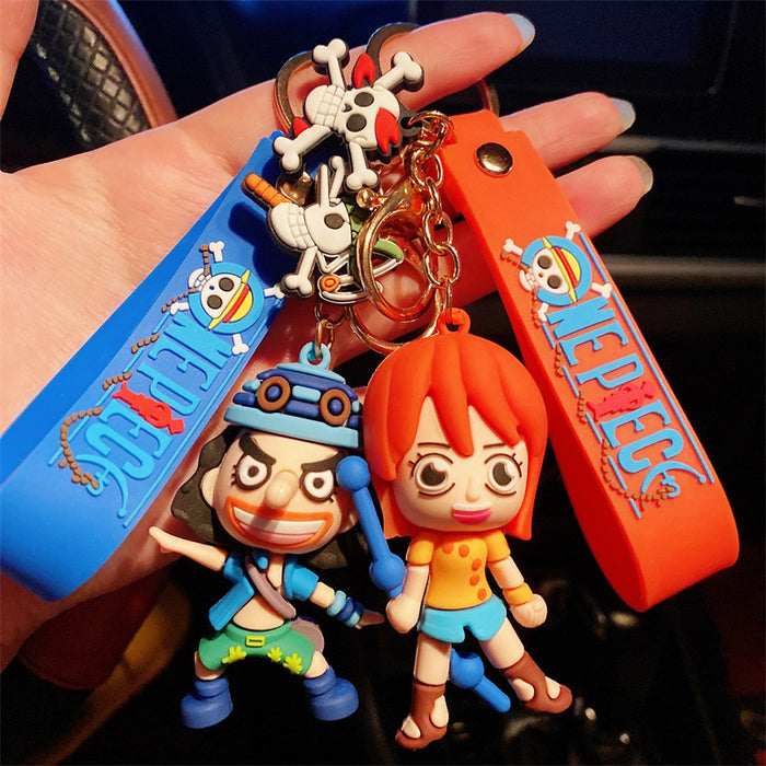 Wholesale Creative Cartoon Silicone Keychains JDC-KC-JinB004