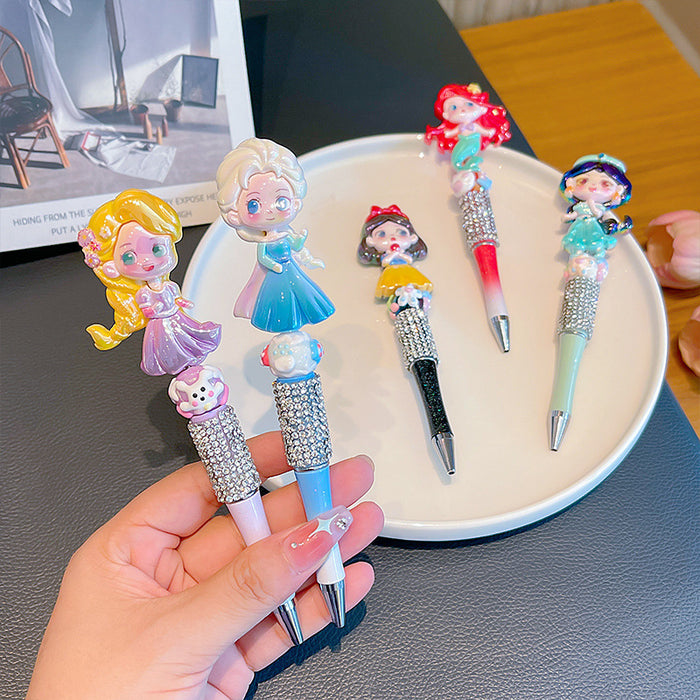 Wholesale Cartoon Rotating Gel Pen Cute Beaded Pen Student