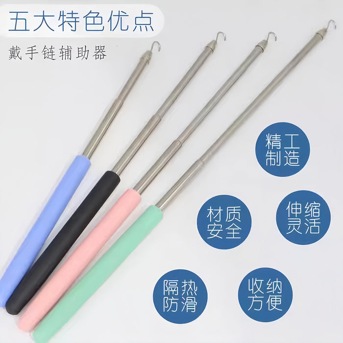 Wholesale Electroplated Metal Bracelet Clasp Helper Hook Tool For Women Everyday Jewelry Wearing Aid