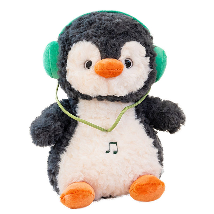Wholesale Cartoon Dynamic Music Penguin Doll Stuffed Toy Fun Little Penguin Doll