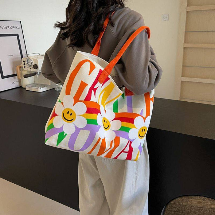 Wholesale Minimalist and spacious canvas tote bag