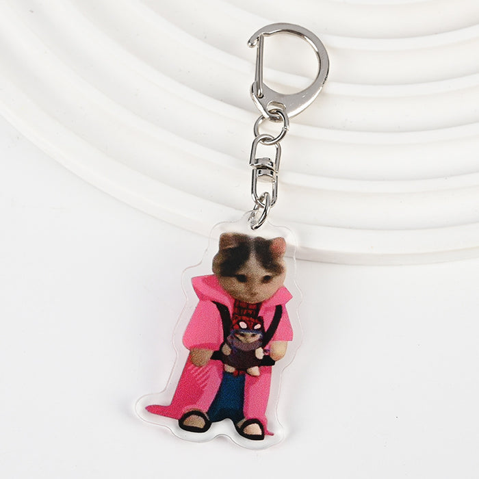 Wholesale Cute Cartoon Acrylic Keychain JDC-KC-XBK006