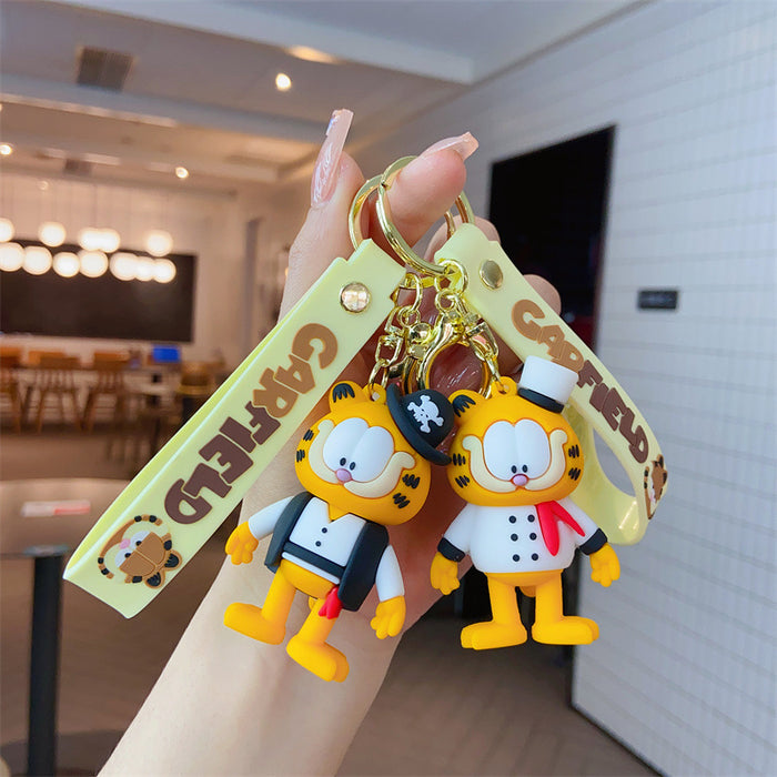 Wholesale Cute Garfield Doll Keychain JDC-KC-Many002