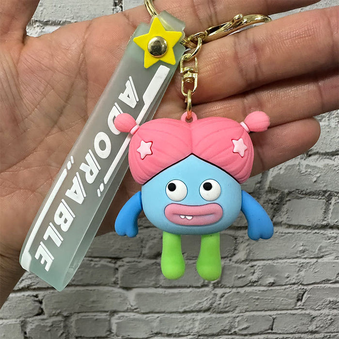 Wholesale PVC Cartoon Doll Keychain JDC-KC-XingS023