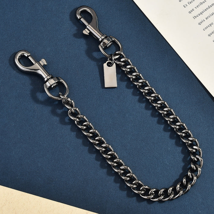 Wholesale Vintage Metal Bag Chain Charm With Cross And Roman Numeral Pattern Antique Silver Finish Fashion Accessory