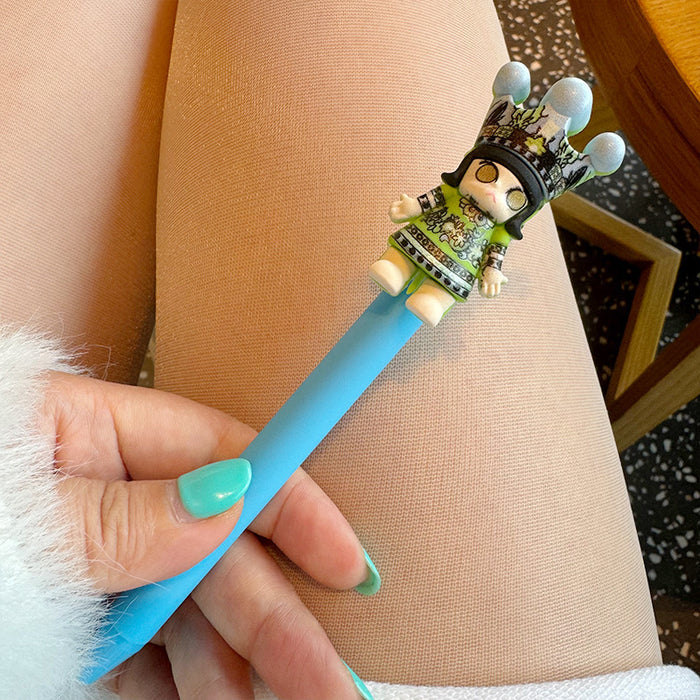 Wholesale Cute King Sweet Girl Heart Student Doll Gel Pen Korean Style Cute pen