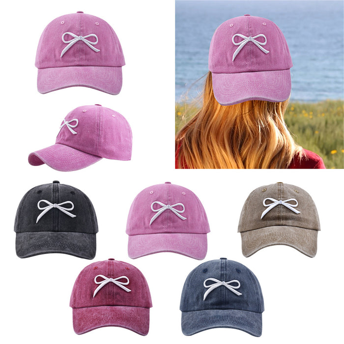 Wholesale Cotton Bow Embroidered Baseball Cap JDC-FH-WenR033