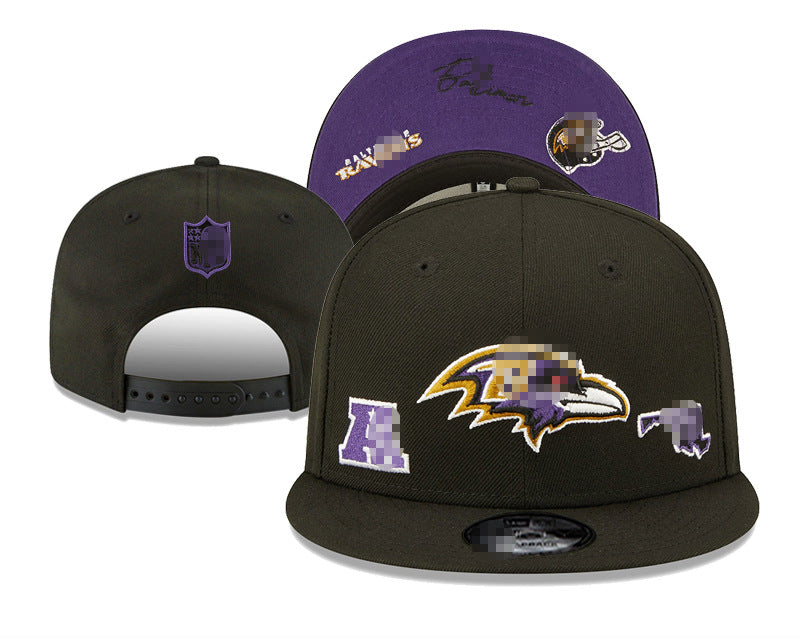 Wholesale Rugby sun hat embroidery outdoor sun protection flat brim hat all-match