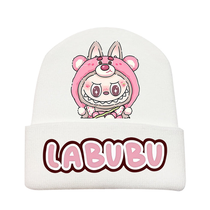 Wholesale Anime cartoon woolen hat knitted hat pullover outdoor warm
