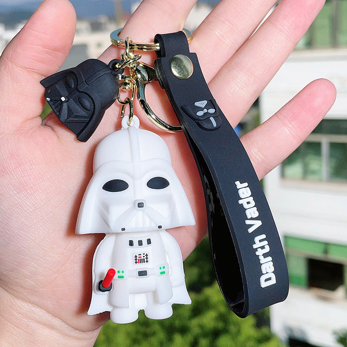 Wholesale Cartoon Silicone Doll Keychain JDC-KC-QiChao057